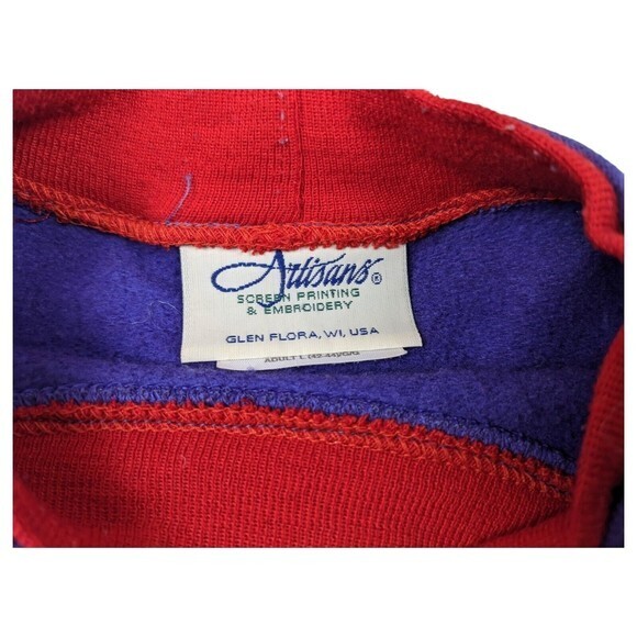 Vintage Artisans Sweatshirt All Over Print Sun Hat w/ brooch - Picture 6 of 10